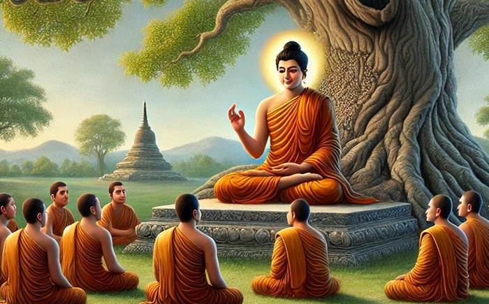 ประสูติ ตรัสรู้ ปฐมเทศนา ปรินิพพาน